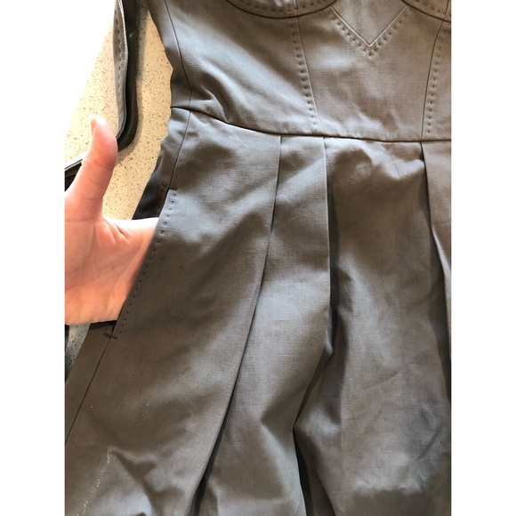 DSQUARED2 Gray Strapless Bustier Dress SZ 38 2 0 - Picture 6 of 8